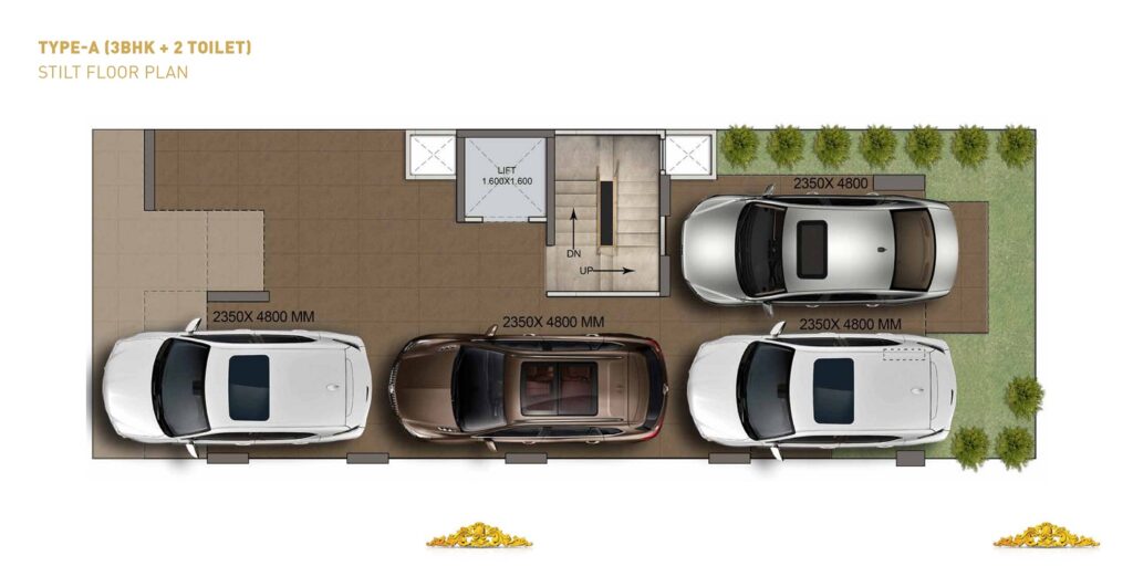 Car Parking Type A 3BHK + 2T
