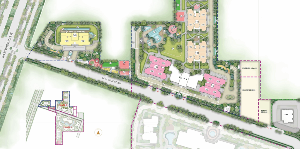 Signature Global Cloverdale Sector 71 Gurugram Site Plan